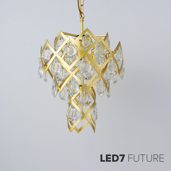 Loft Industry Modern - Cells Triangle Chandelier